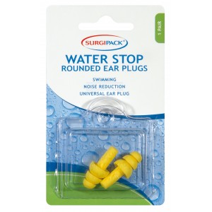 SurgiPack® Water Stop Rounded Ear Plugs Pair (6279)